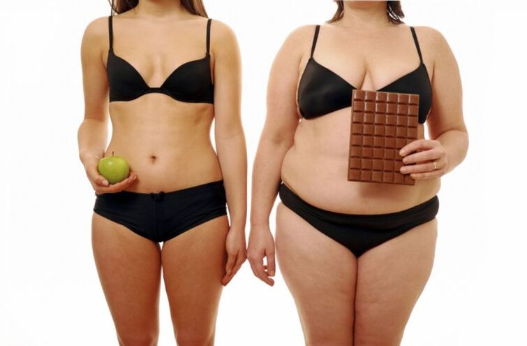 donna grassa e magra dopo aver perso peso in un mese
