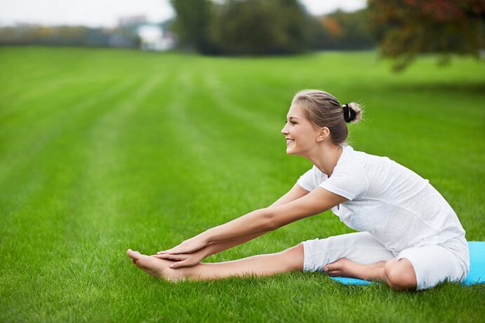 Lo yoga si estende per la perdita di peso