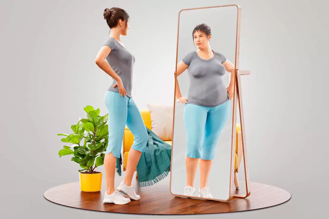 Immaginando una figura snella, puoi essere motivato a perdere peso. 